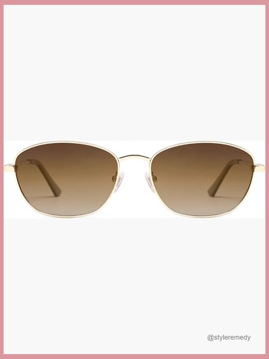 Accessories - Retro Oval Polarized Sunglasses Metal Frame UV400 Protection